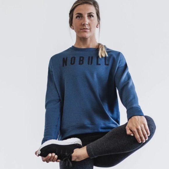 NoBull crew sweatshirt size small navy color - Picture 1 of 3